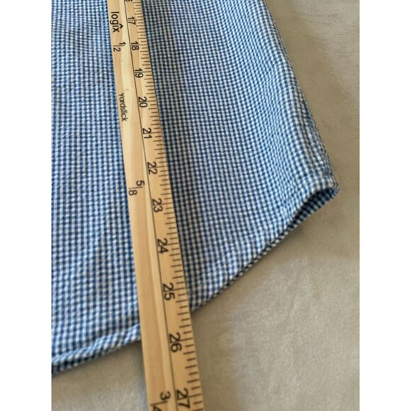 Vintage Capacity Gingham Embroidered Shirt & Pants Set S Grandmacore Cottagecore - Picture 4 of 16